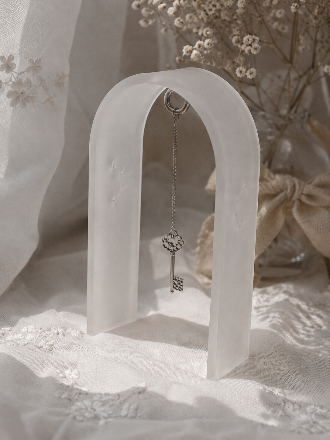 Maison Jassenella Frosted Acrylic Arch - THE GUARDIAN